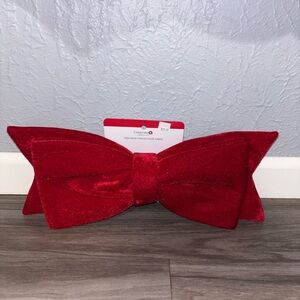Celebrate It Vibrant Red Velvet Tree Bow